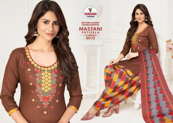 Vandana Mastani Patiyala Vol-9 Cotton Designer Patiyala Dress Material